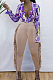 Champagne Cute Tassel High Waist Solid Color Bodycon Pants MTY6568-3