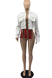Light Purple Cute Tassel Cotton Blend Long Sleeve Lapel Neck With Pocket Solid Color Coat MTY6571-1