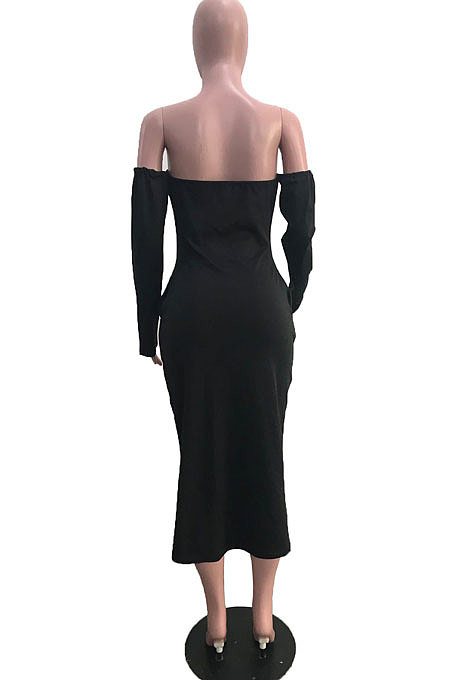 Yellow Elegant Solid Color Strapless Slim Fitting Long Dress YSH86264-3