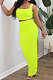 Yellow Euramerican Sexy Women Sleeveless Solid Color Tank Tight At Home Casual Skirts Sets KZ152-2
