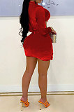 Black Euramerican Women Sexy Korea Velvet Mesh Spaghetti Spliced Long Sleeve SH7283-1