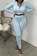 Euramerican Women Pure Color Hooded Cardigan Zipper Sweater Bodycon Pants Sets MA6738