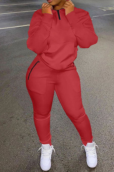 Drak Green Autumn Winter New Long Sleeve Stand Neck Zipper Jumper Sweat Pants Sport Sets YX9292-2