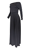 Red Women Trendy Joket Casual Pure Color Loose Pants Sets ED8522-2
