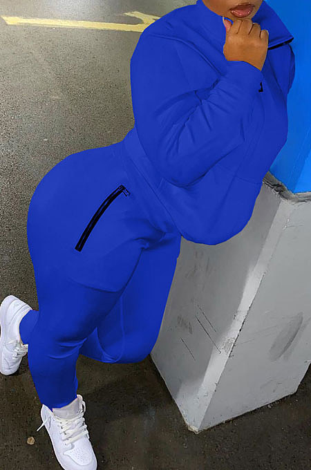 Drak Green Autumn Winter New Long Sleeve Stand Neck Zipper Jumper Sweat Pants Sport Sets YX9292-2