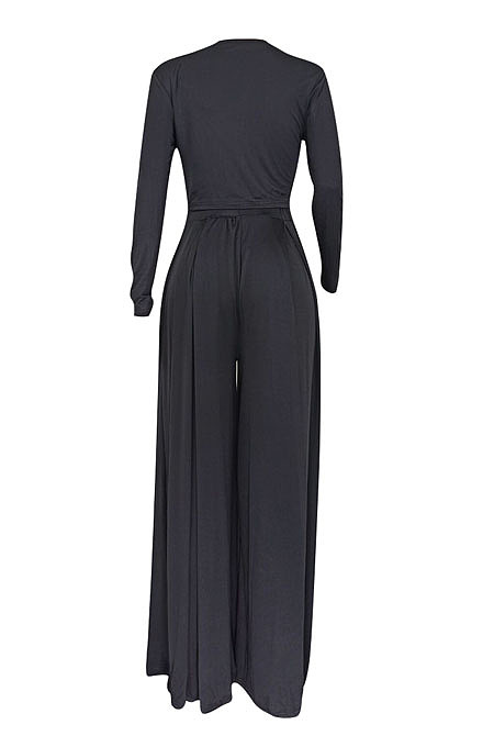Red Women Trendy Joket Casual Pure Color Loose Pants Sets ED8522-2