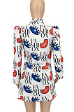 White Women Fashion Casual Autumn Long Sleeve Cardigan Coat GLS10037