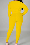 Black Women Autumn Winter Sexy Crop Personality Printing Pants Sets PY0838-1