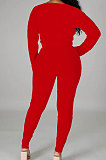 Black Women Autumn Winter Sexy Crop Personality Printing Pants Sets PY0838-1