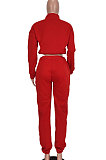 Black Women Solid Color Long Sleeve Velvet Sport Pants Sets BYQ1028-2