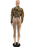 Purple Newest Positioning Printing Long Sleeve Lapel Neck Single-Breasted Shirts ZDD31167-2