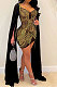 Golden Women Hot Drilling Perspectivity High Waist Bodycon Mini Dress K2203-1