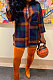 Multicolor Autumn Winter Women Printing Trendy Cardigan Long Sleeve Single-Breasted Shirts LD81050