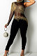 Golded Women Fashion Sexy Casual Perspectivity Skinny Hot Drilling Bodycon Jumpsuits CCY9279-6