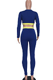 Gray Women Sexy Causal Fashion Dew Waist TwoPieces ED1076-1