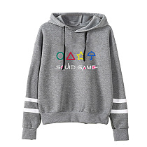 Gray Squid Game Parallel Bars Hoodie Tops Unisex HYC10542-3