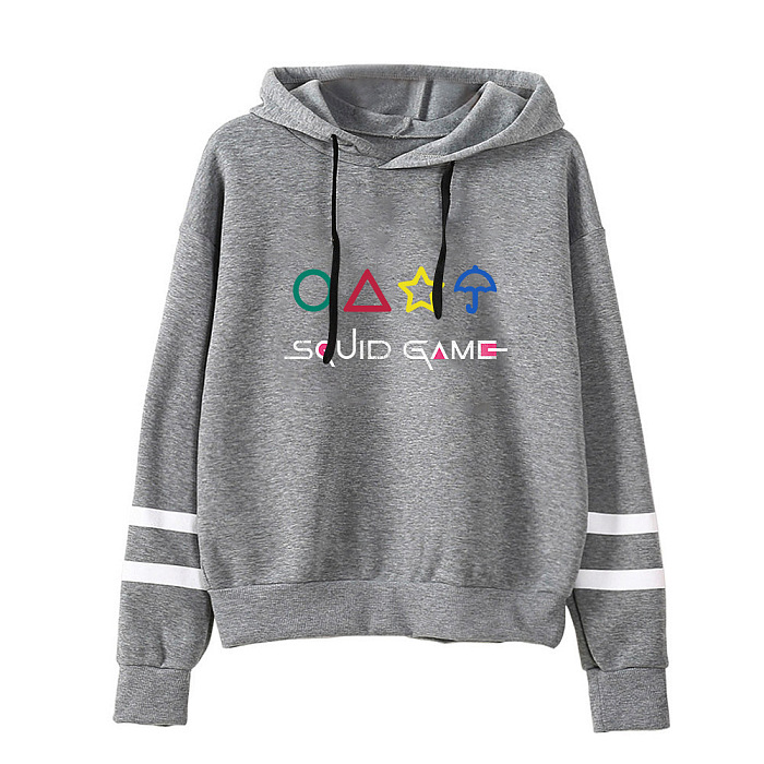 Black Squid Game Parallel Bars Hoodie Tops Unisex HYC10542-2