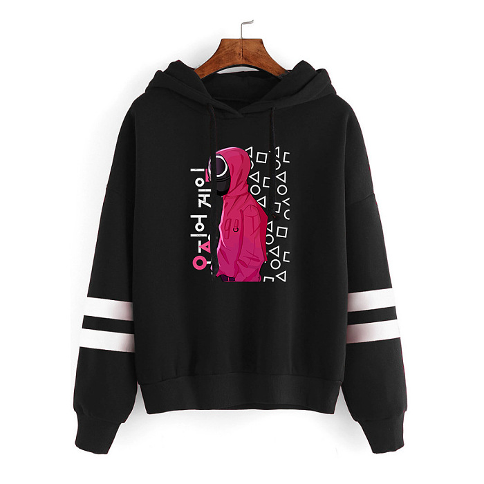 White Squid Game Parallel Bars Hoodie Tops Unisex HYC10542-1
