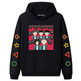 Black Squid Game Fleece Casual Pullover Hoodie Tops Unisex PBQY20201125-7