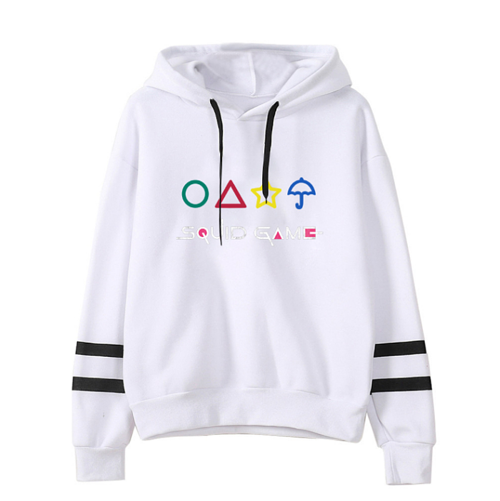 Black Squid Game Parallel Bars Hoodie Tops Unisex HYC10542-2
