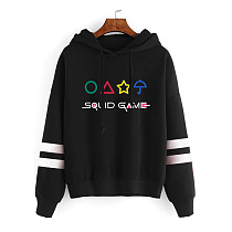 Black Squid Game Parallel Bars Hoodie Tops Unisex HYC10542-2