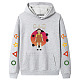 Gray Squid Game Fleece Casual Pullover Hoodie Tops Unisex PBQY20201125-4