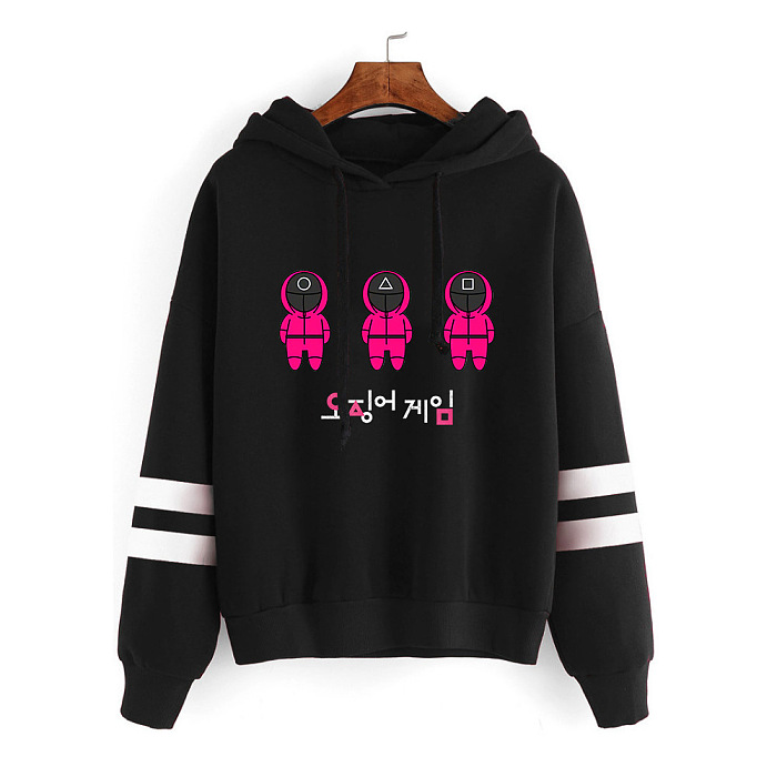 White Squid Game Parallel Bars Hoodie Tops Unisex HYC10542-1