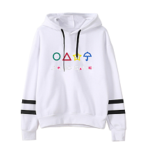 White Squid Game Parallel Bars Hoodie Tops Unisex HYC10542-1