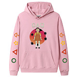 Pink Squid Game Fleece Casual Pullover Hoodie Tops Unisex PBQY20201125-5