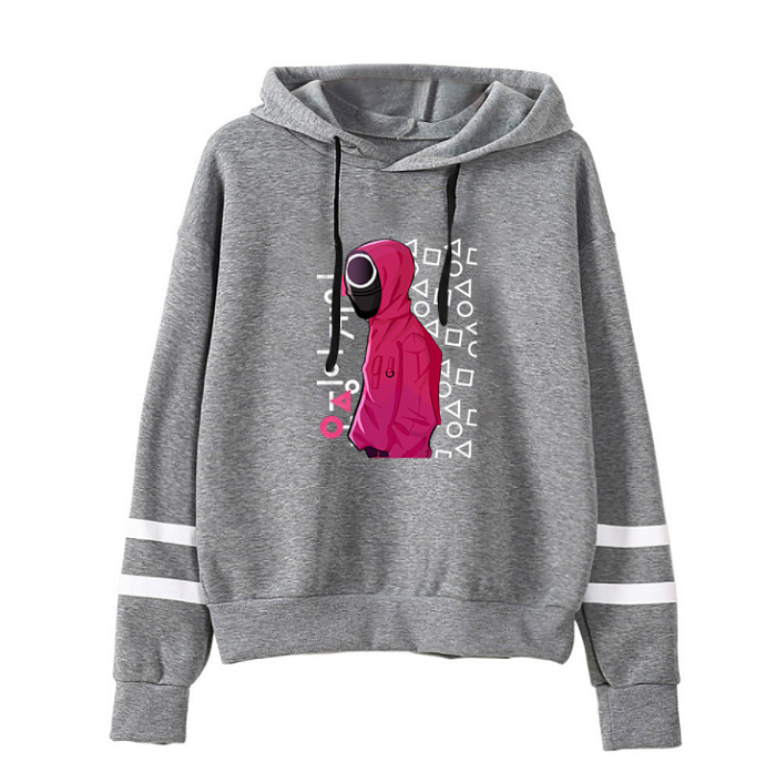 Black Squid Game Parallel Bars Hoodie Tops Unisex HYC10542-2