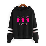 Gray Squid Game Parallel Bars Hoodie Tops Unisex HYC10542-3