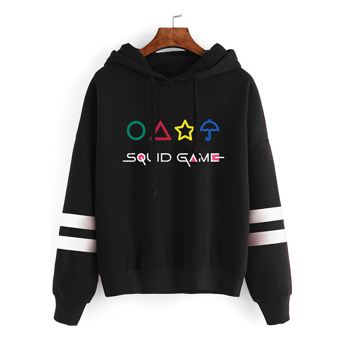 White Squid Game Parallel Bars Hoodie Tops Unisex HYC10542-1
