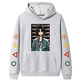 Gray Squid Game Fleece Casual Pullover Hoodie Tops Unisex PBQY20201125-4