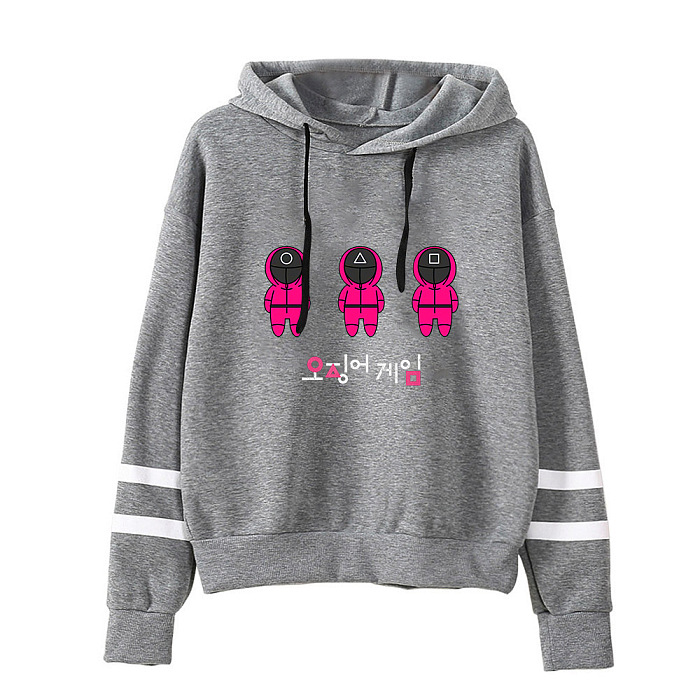 Black Squid Game Parallel Bars Hoodie Tops Unisex HYC10542-2