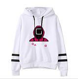 Gray Squid Game Parallel Bars Hoodie Tops Unisex HYC10542-3