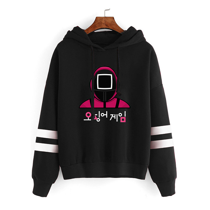 White Squid Game Parallel Bars Hoodie Tops Unisex HYC10542-1