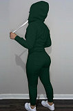 SUPER WHOLESALE | Coffee Wholesale Sports Women Long Sleeve Zipper Hoodie Bodycon Pants Solid Color Sets LML273-2