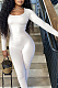 Square Plunge Neck Bodycon Pants Set