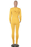 Black Women Autumn Winter Fashion Pure Color Long Sleeve Bandage Hollow Out Sexy Pants Sets WMZ2672-1