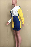 Pink Preppy Women's Matching Color Slim Fitting Mini Dress ORY5212-2