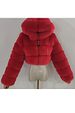 Artificial Puffer Furry Jacket