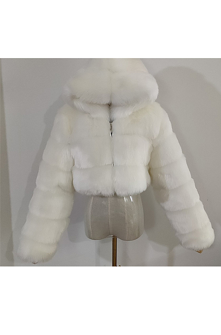 Artificial Puffer Furry Jacket