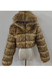 Artificial Puffer Furry Jacket
