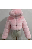 Artificial Puffer Furry Jacket