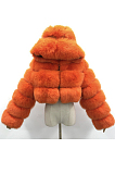 Artificial Puffer Furry Jacket