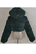 Artificial Puffer Furry Jacket