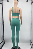White Women Sexy Off Shoulder Tight Crop Pure Color Mid Waist Bodycon Jumpsuits DR88120-2