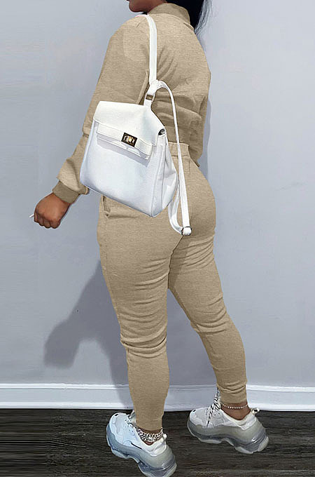 Black Casual Preppy Velvet Long Sleeve Single-Breasted Jacket Jogger Pants Baseballs Suit TK6206-2
