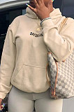 New Letter Printed Casual Hoodie Tops KDN2145