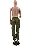 Apricot  Sport Pure Color Dew Waist Casual Pants NYZ6035-2